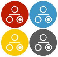 Circle Series Hierarchy icon