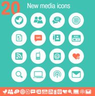 Media icons