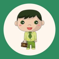 Office workers theme elements