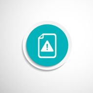 Security warning in browser icon alert bug business