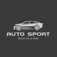 auto sport abstract vector design template