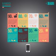 Infographic Mobile elements