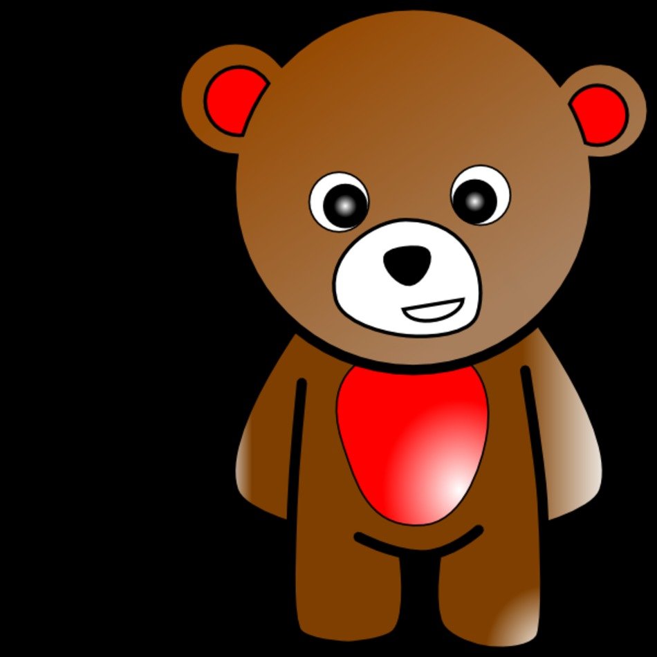 Standing Bear Clip Art N11