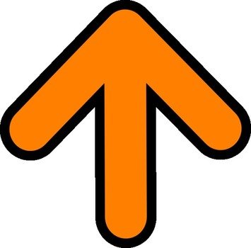Orange Arrow Clip Art N7