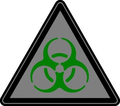 Green Biohazard Clip Art