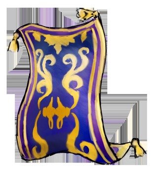 Aladdin Magic Carpet Drawing