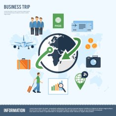 Globe earth travel icons flat