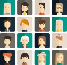 flat avatar