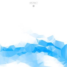 Vector geometric blue background