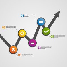Abstract infographic chart