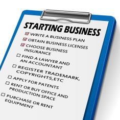 checklist for starting business