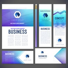 Corporate identity kit or business