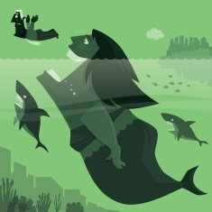 mermaid hunting