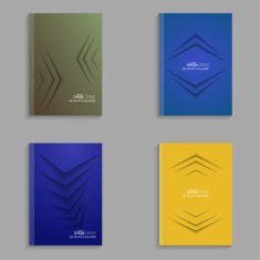 Set covers for magazine of colored stripes