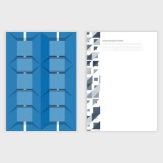 Flyer template back and front design
