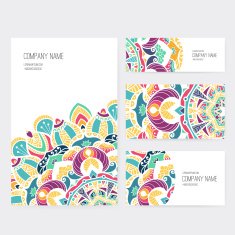 Ornamental Business Set Dedign