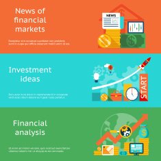 Business concepts News of markets investment ideas and financial analysis