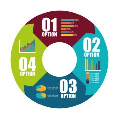Money infographic design