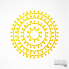 Colorful community people icons in circle