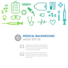 medical instruments background