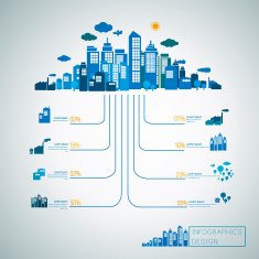energy concept infographic template design