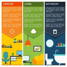 House interior banners