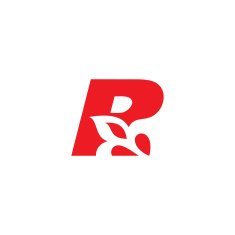 Sign of the letter R Vector Illustration