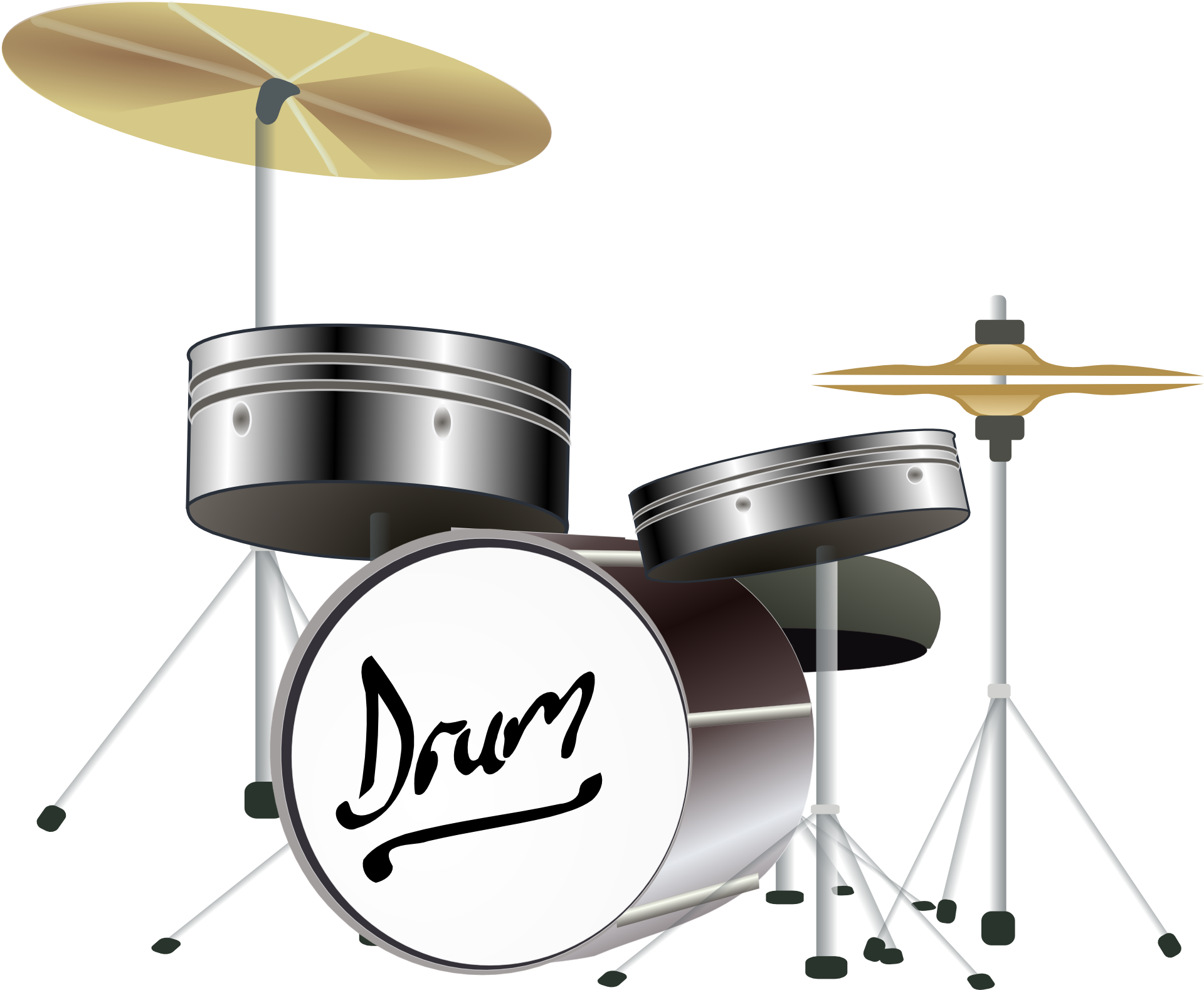 Drum set drawing free image download