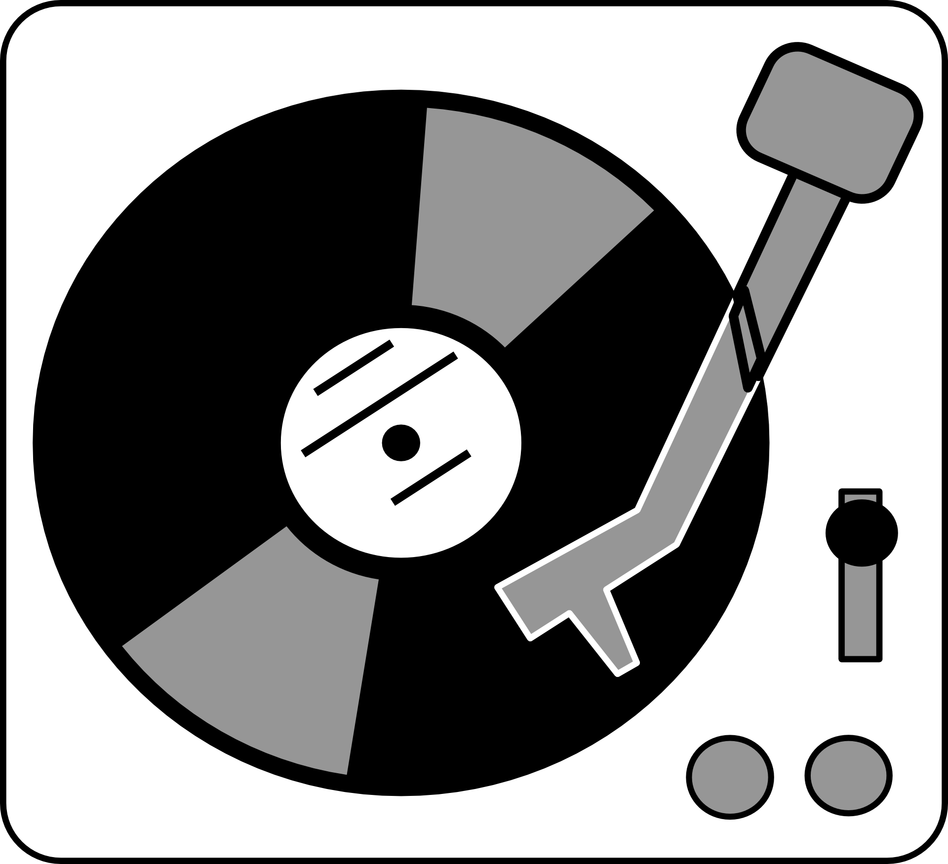 Vinyl player drawing free image download