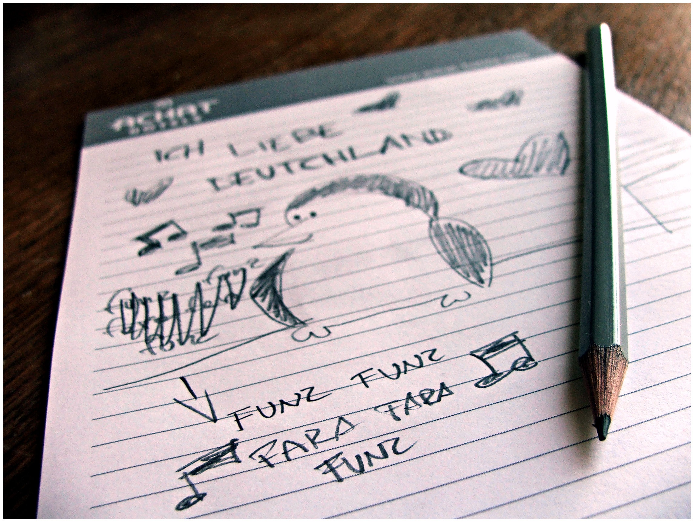 Draft notes in a notebook free image download