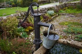 drinking water column