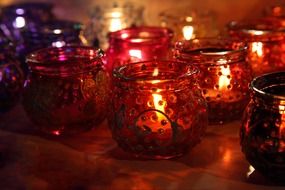 decorative bottles for candles