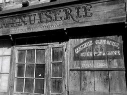 vintage carpenter's shop