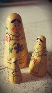 Colorful Vintage matroeska craft