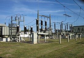 electric power station in Hockenheim