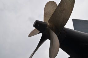 Photo of ship's propeller