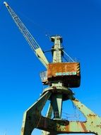 load crane in a harbour