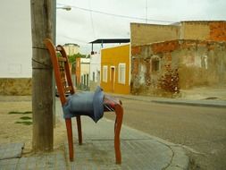 Chair on the street