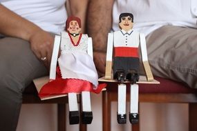 crafts in the form of dolls
