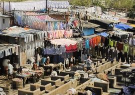 laundry in Mumbai, India