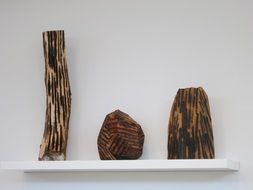wood sculptures made of wooden