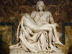 sculpture of Jesus Christ in the Louvre