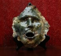 Sculpture of human's face