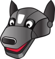 dog hound robot drawing