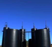 tanks with oil