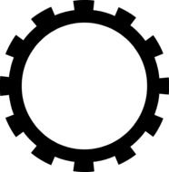 gear cog wheel drawing