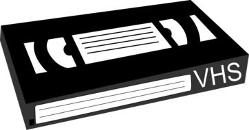 vhs tape movie drawing
