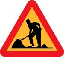 workzone sign drawing
