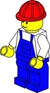 lego man toy drawing