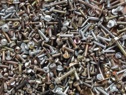 many metal screws